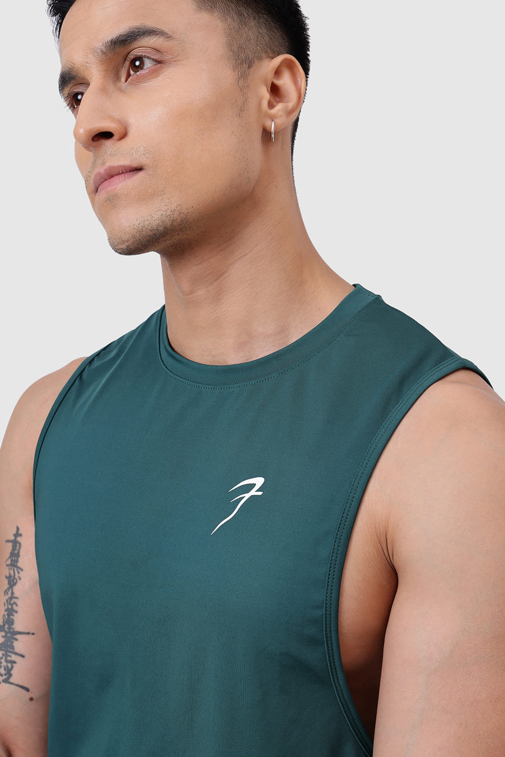 Urban Deep Arm Tank Emerald Green
