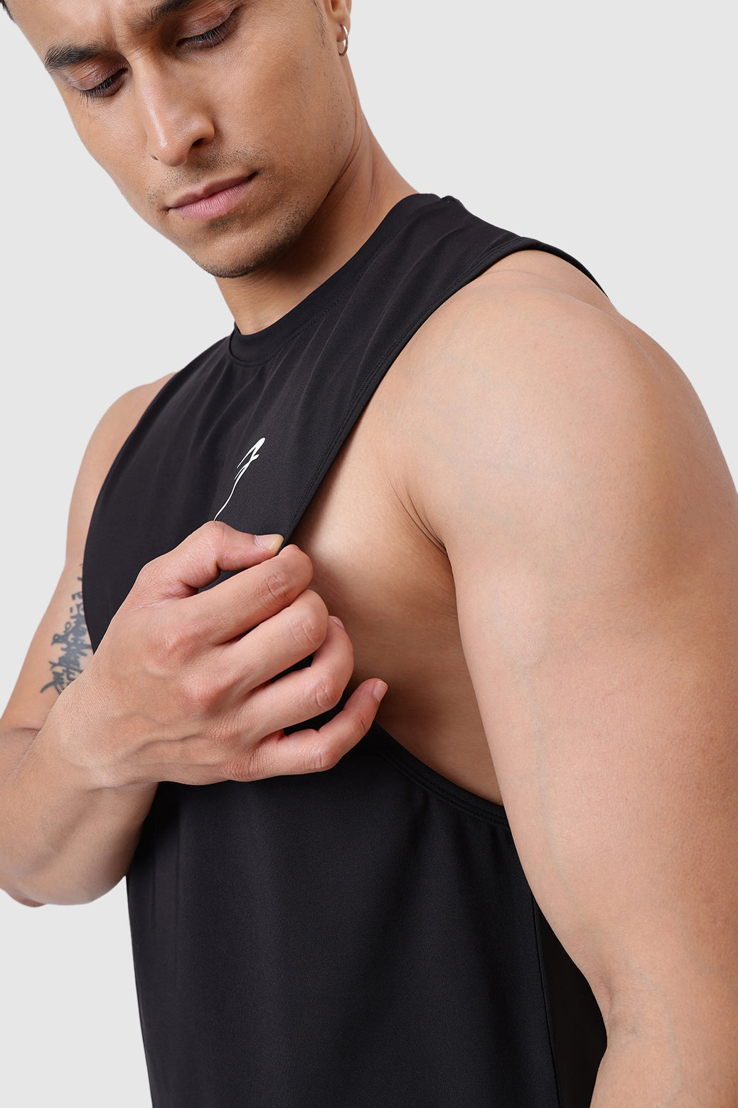 Urban Deep Arm Tank Black