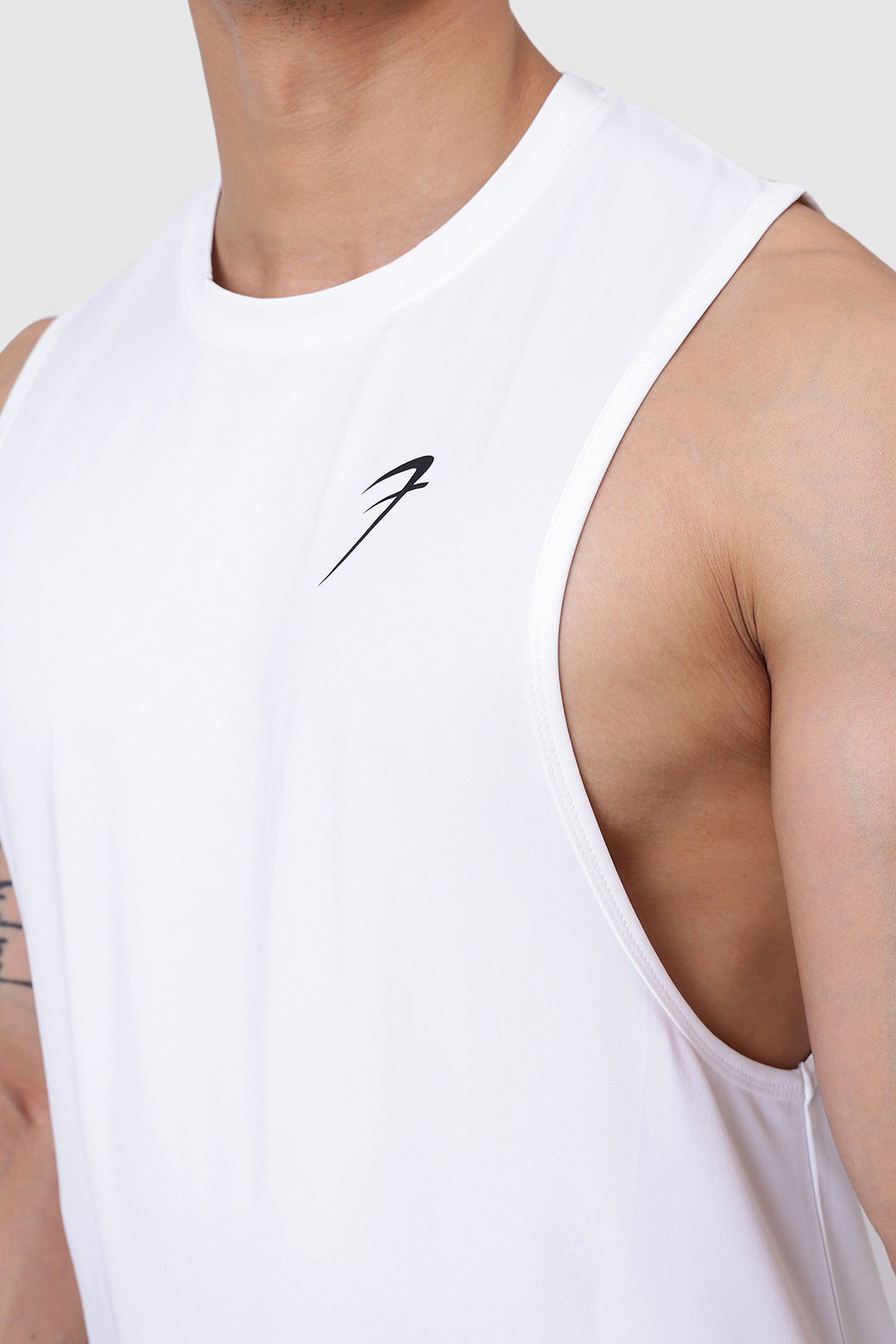 Urban Deep Arm Tank White