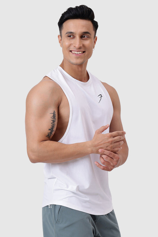 Urban Deep Arm Tank White