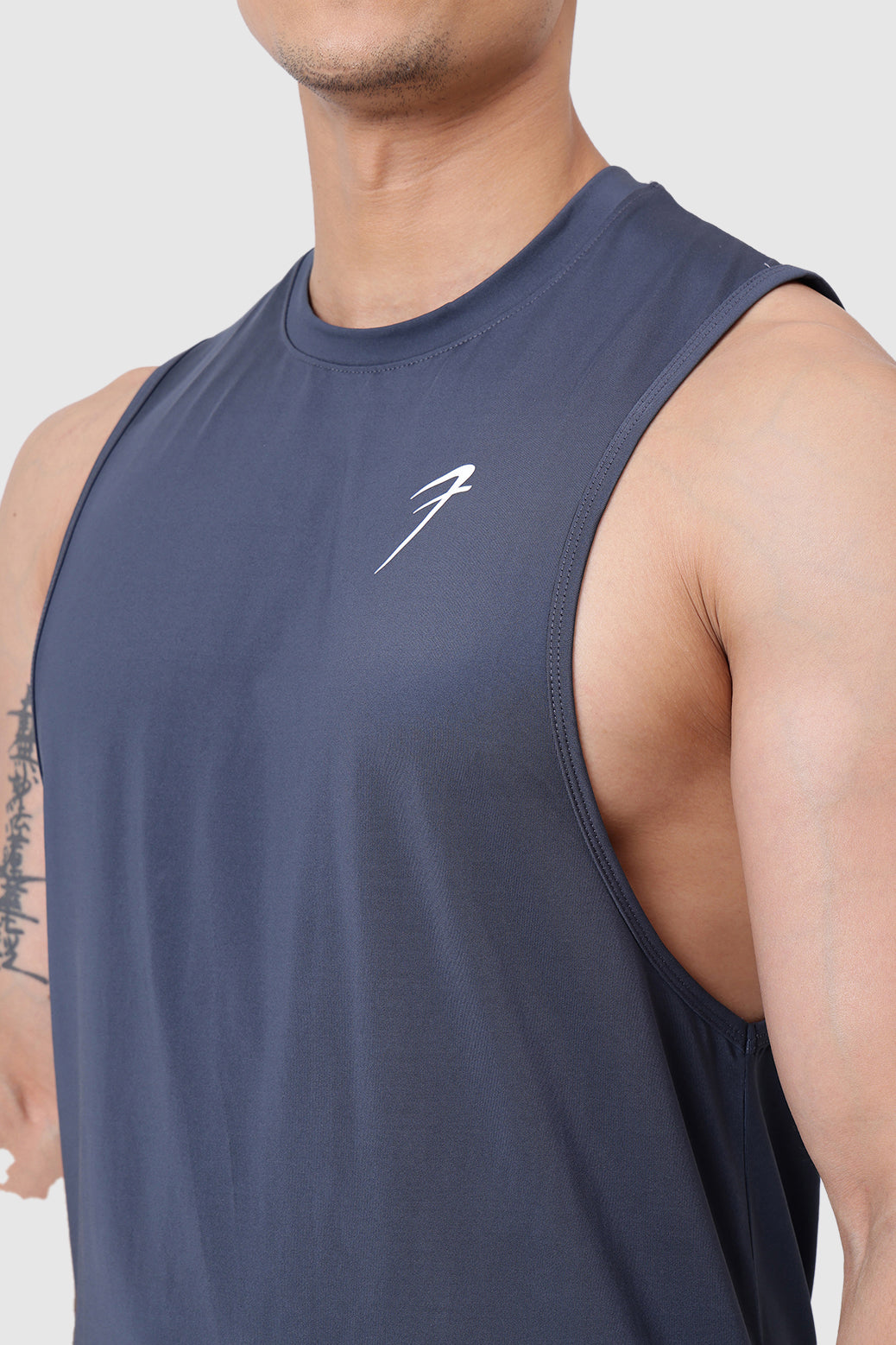 Urban Deep Arm Tank Dark Grey