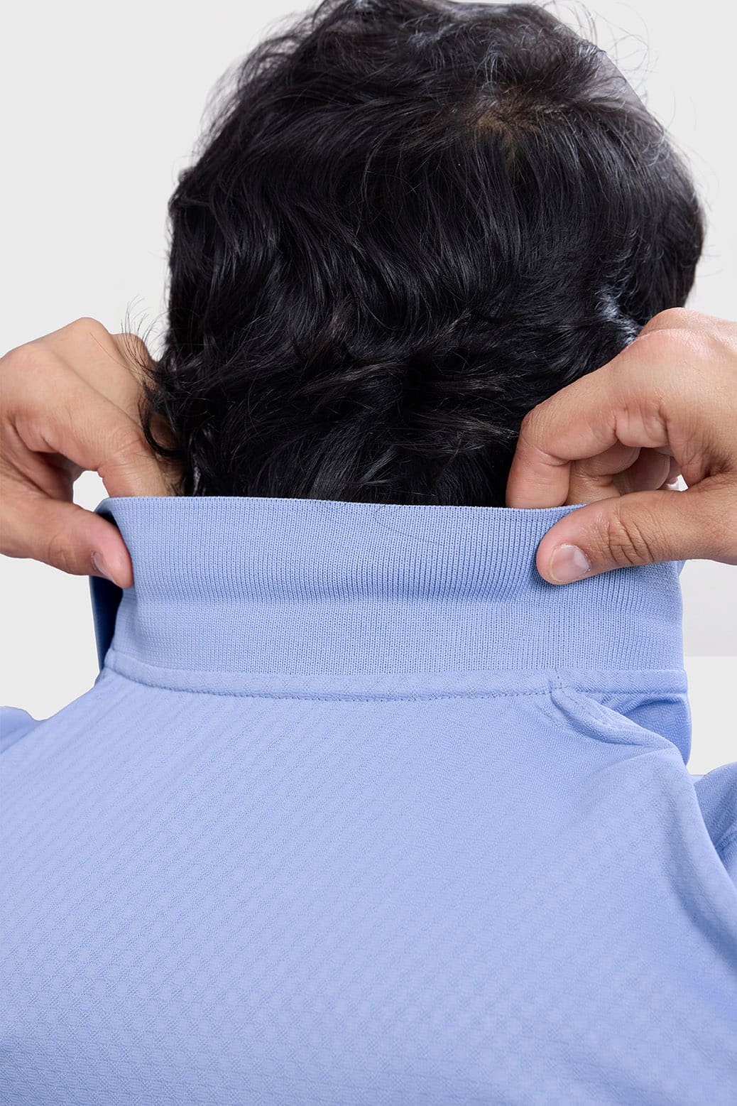 Wave Polo T-shirt Light Blue