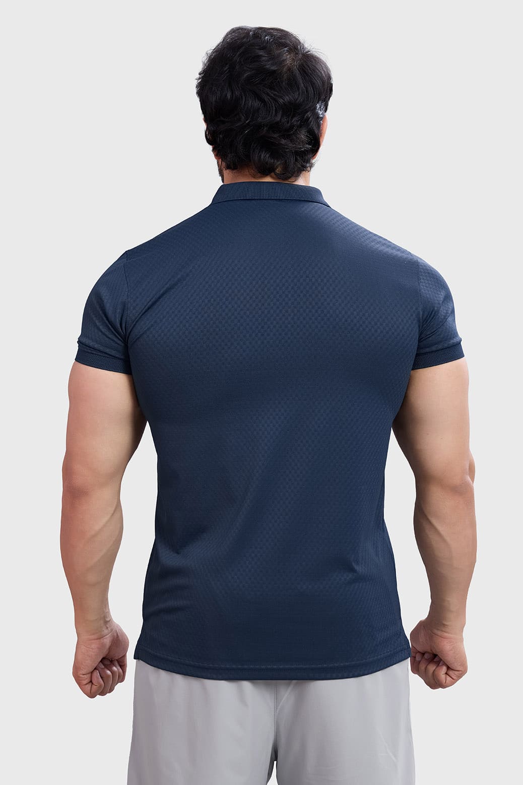 Wave Polo T-shirt Navy