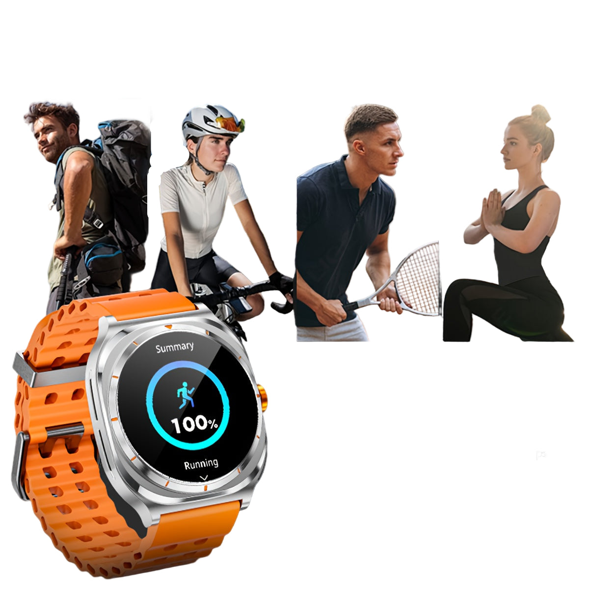 LIGE Smart Watch for Men & Women – 400mAh Battery, 100+ Sports Modes (3 colours available)