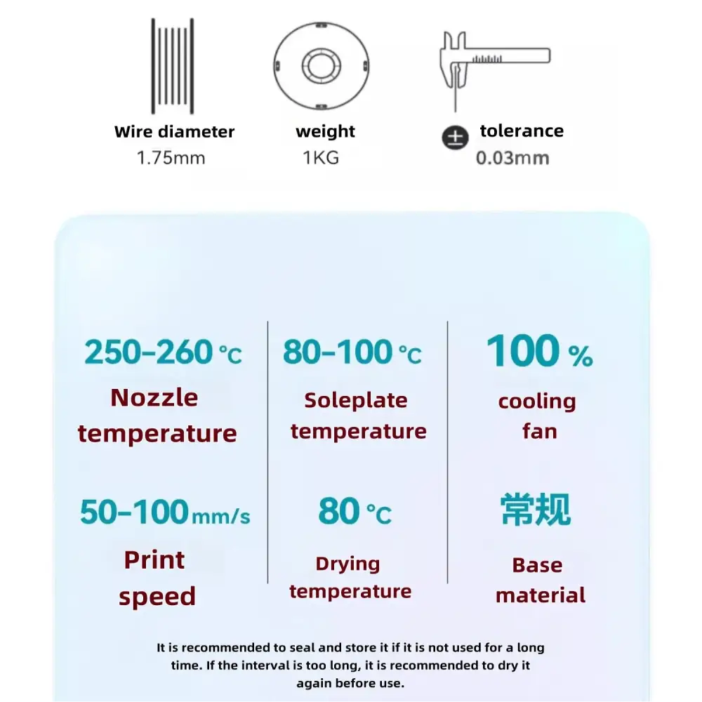 ABS 3D Printer Filament 1.75mm (1kg) (available in different colours) - SS