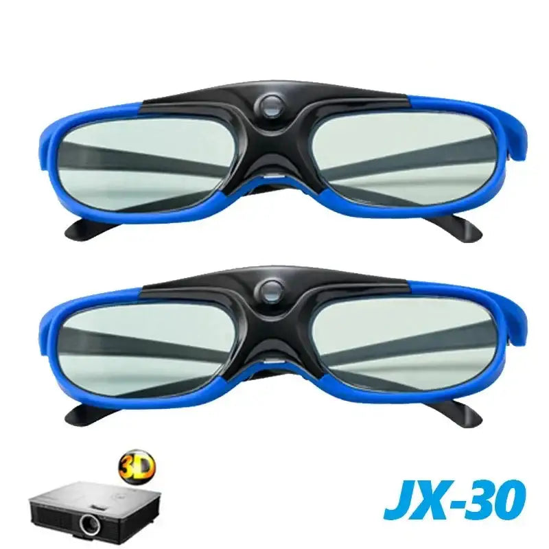 Active Shutter 3D Glasses (96–144Hz) for Projectors - 2PCS Blue / 3D Glasses - 9eight5