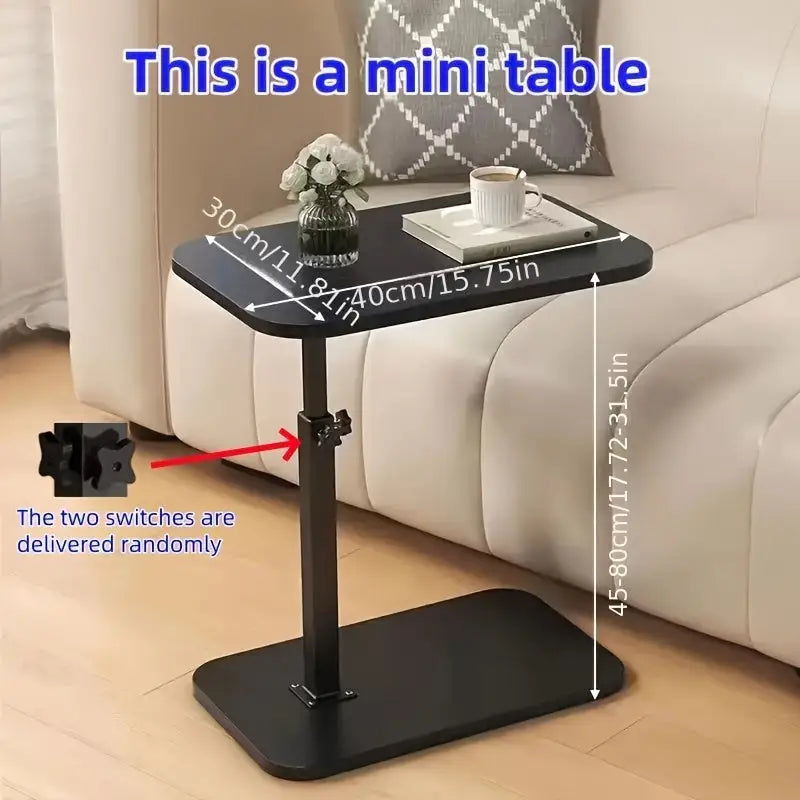 Adjustable Flip-Top Side Table - SS