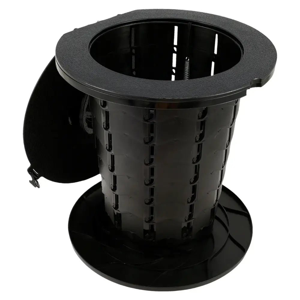 Adjustable Folding Portable Camping Toilet - Black / Portable Toilet - SS
