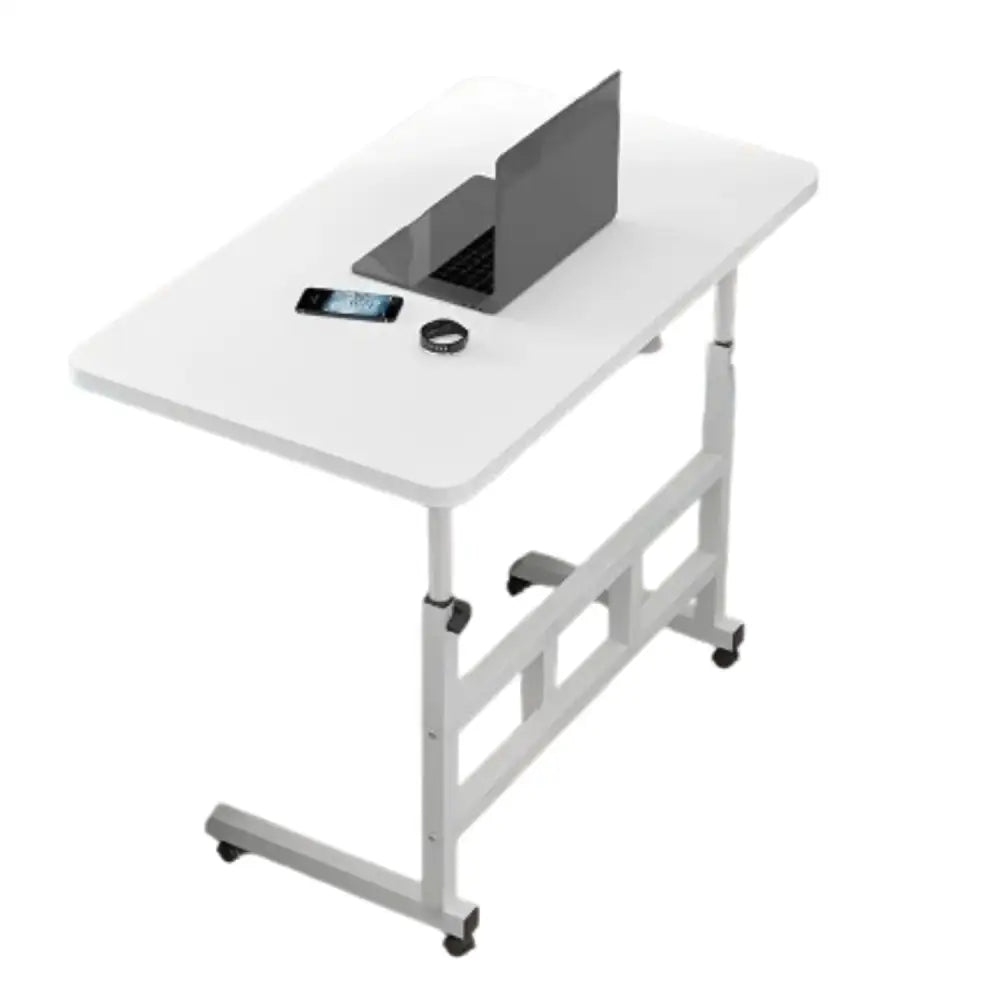 Adjustable Height Desk – Lightweight & Portable - White - SS