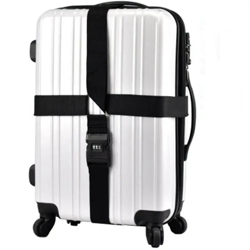 Adjustable Locking Luggage Strap with Buckle (different colours available) - SS