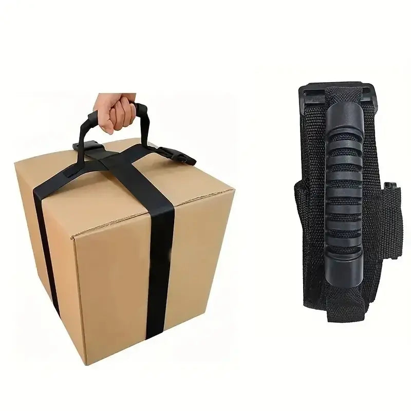 Adjustable Luggage Strap with Handle - B / Luggage Strap - SS