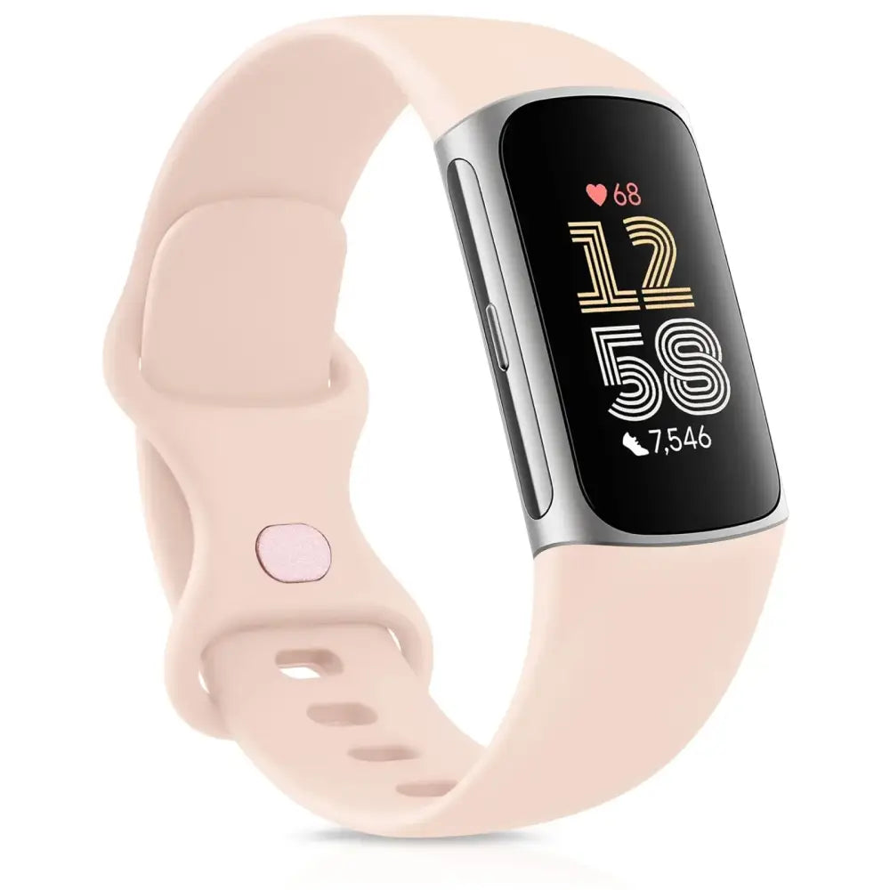 Adjustable Strap for the Fitbit Charge 5/6 (2 sizes & 19 colours available) - Light Pink / Small / Fitbit Charge 5 - TWS