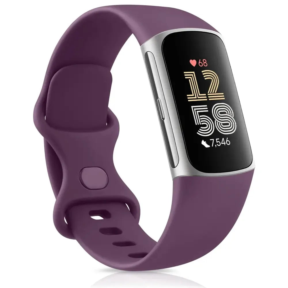Adjustable Strap for the Fitbit Charge 5/6 (2 sizes & 19 colours available) - Dark Purple / Small / Fitbit Charge 5