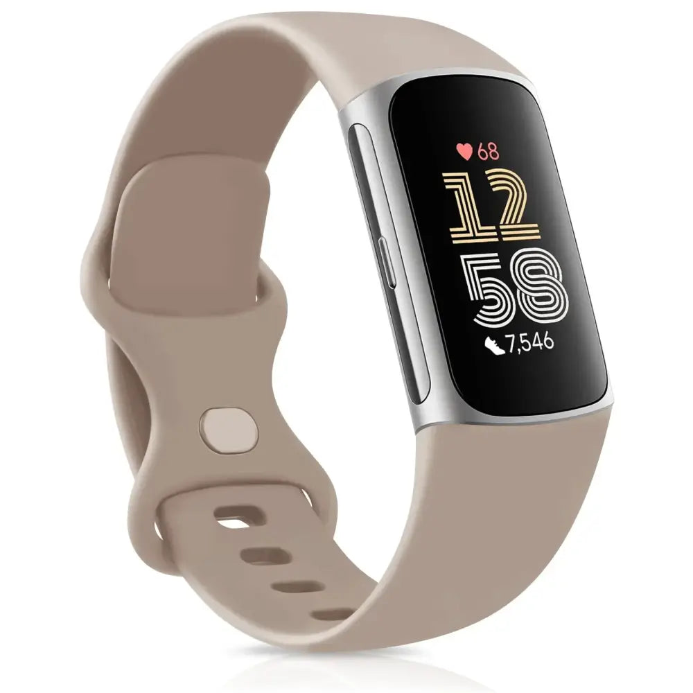 Adjustable Strap for the Fitbit Charge 5/6 (2 sizes & 19 colours available) - Milk Tea / Small / Fitbit Charge 5 - TWS