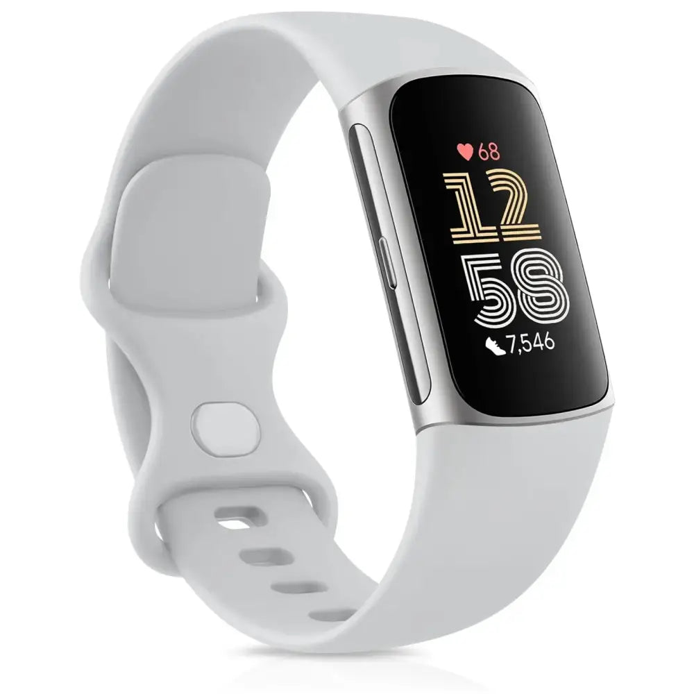 Adjustable Strap for the Fitbit Charge 5/6 (2 sizes & 19 colours available) - Light Gray / Small / Fitbit Charge 5 - TWS