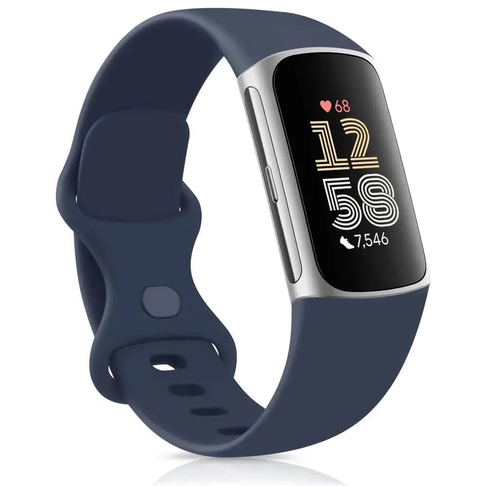 Adjustable Strap for the Fitbit Charge 5/6 (2 sizes & 19 colours available) - Deep Blue / Small / Fitbit Charge 5 - TWS