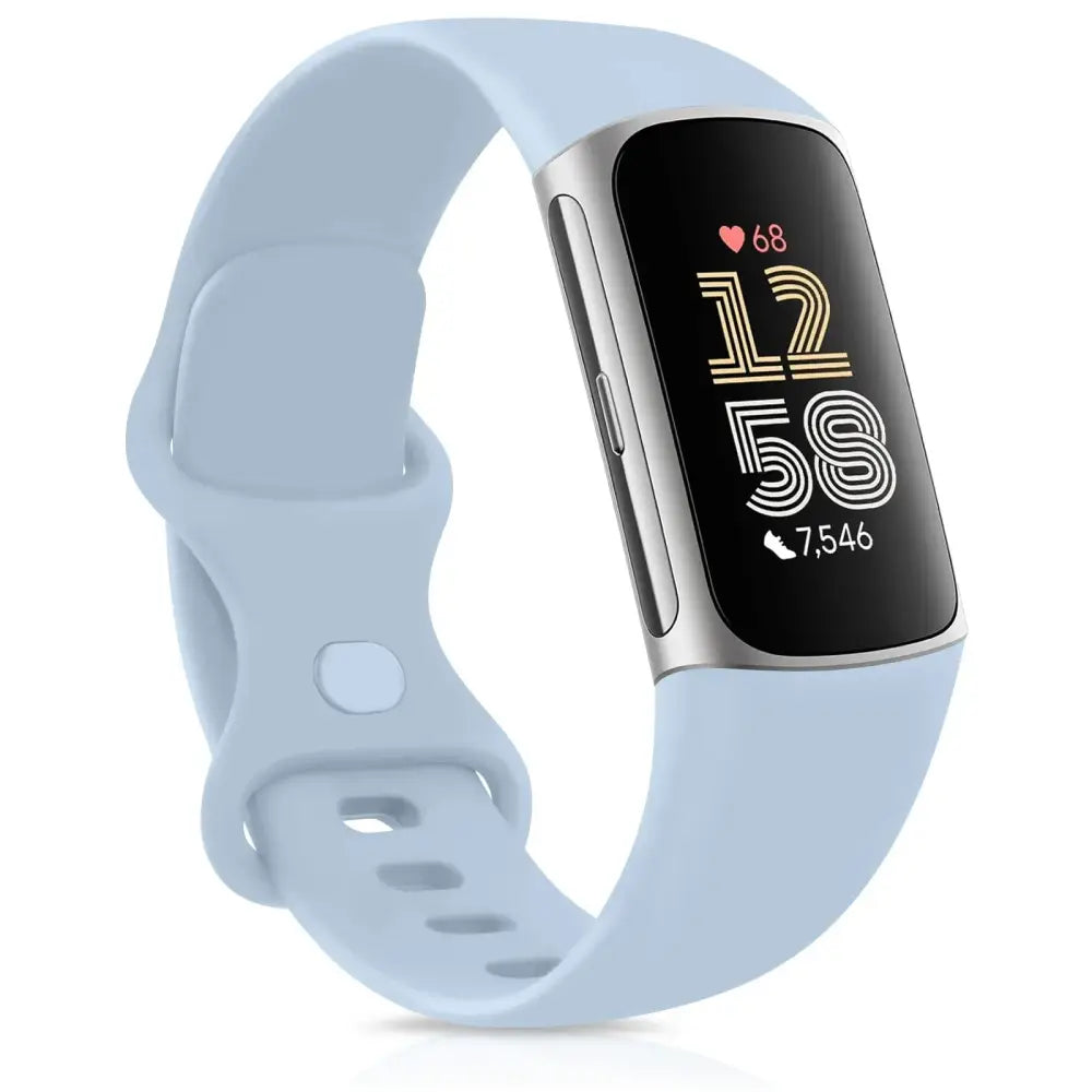 Adjustable Strap for the Fitbit Charge 5/6 (2 sizes & 19 colours available) - Light Blue / Small / Fitbit Charge 5 - TWS
