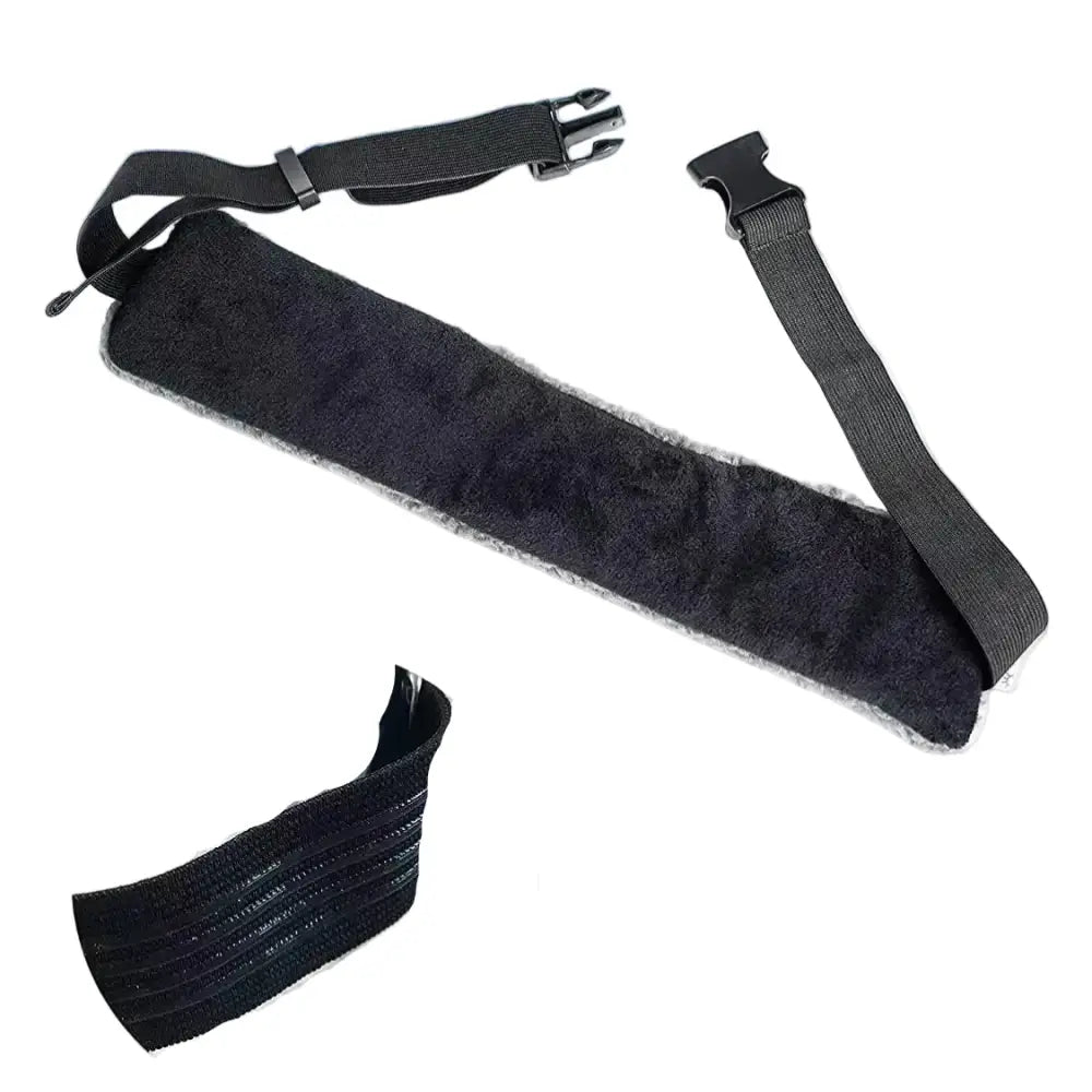 Adjustable Travel Head Support Belt - Black / Headrest Pillow - SS