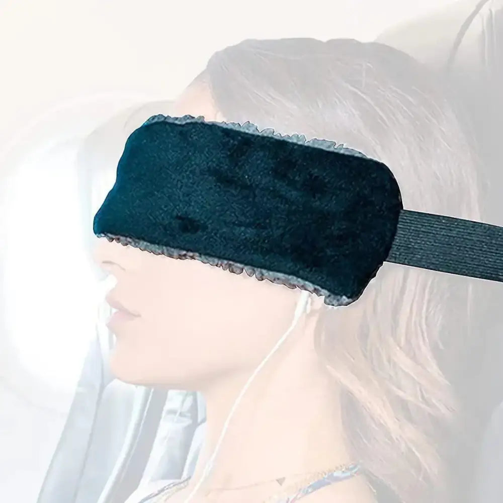 Adjustable Travel Head Support Belt - Black / Headrest Pillow - SS