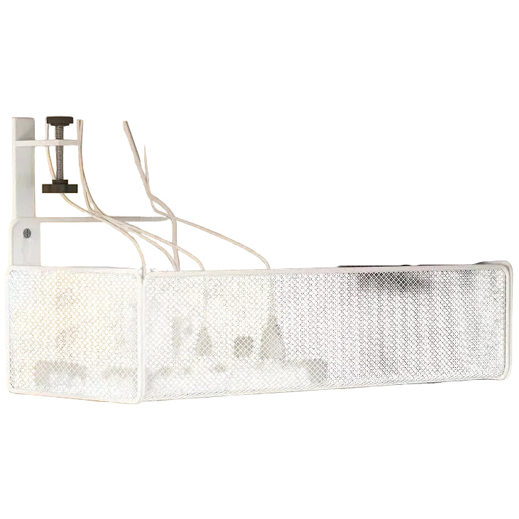 Adjustable Under-Desk Cable Management Tray with Clamp Mount for Professional and Home Environments