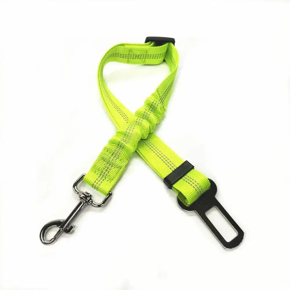 Adjustable Vehicle Harness for Dogs (available in different colors) - Green - SS