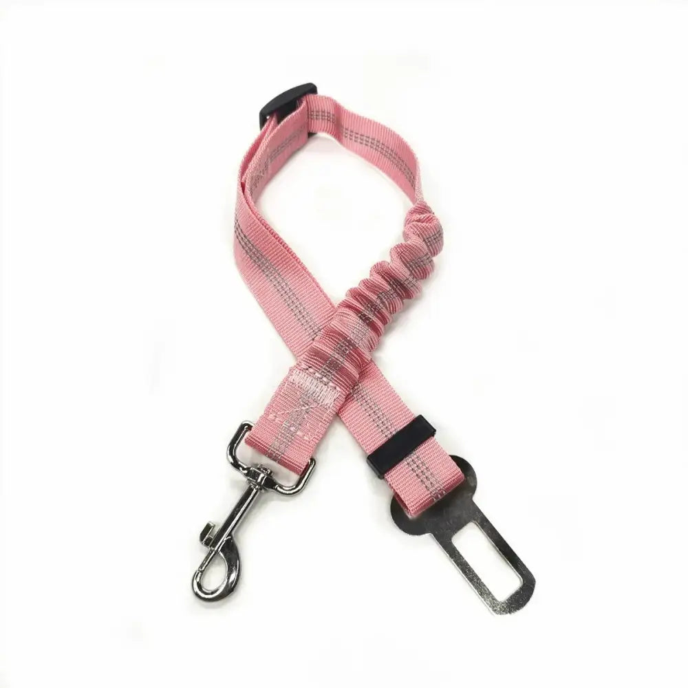 Adjustable Vehicle Harness for Dogs (available in different colors) - Light Pink - SS