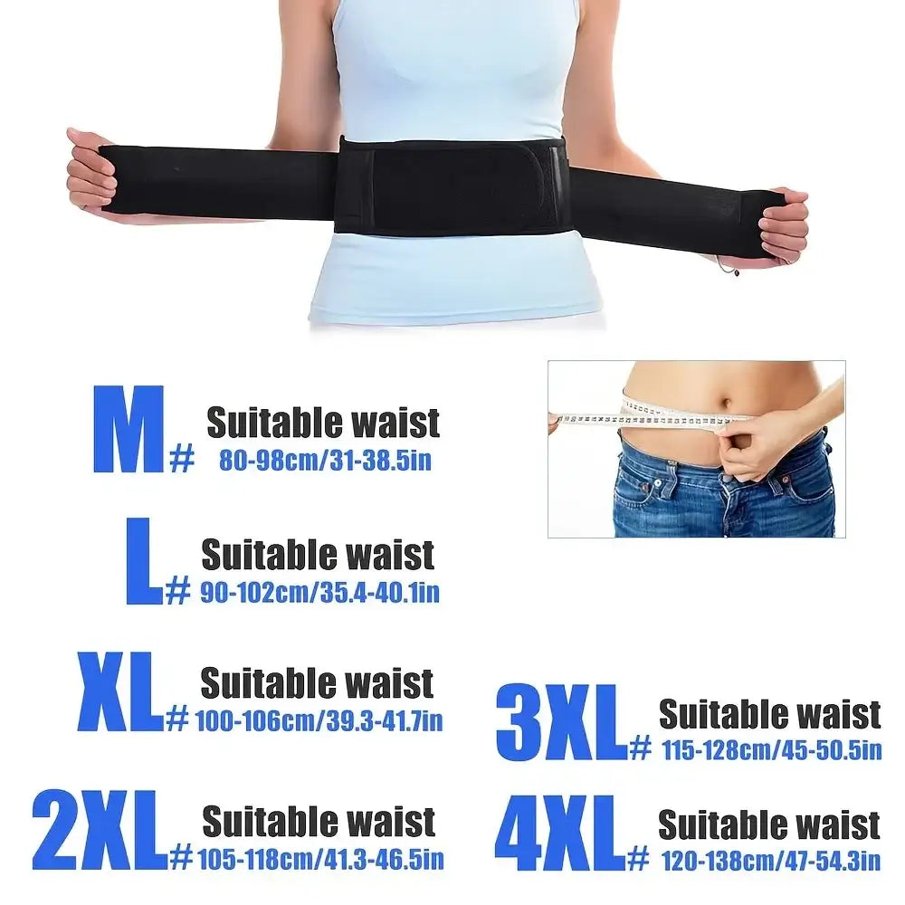 Adjustable Waist Belt Brace – Self Heating Magnetic Lumbar Support (different sizes available) - HBC