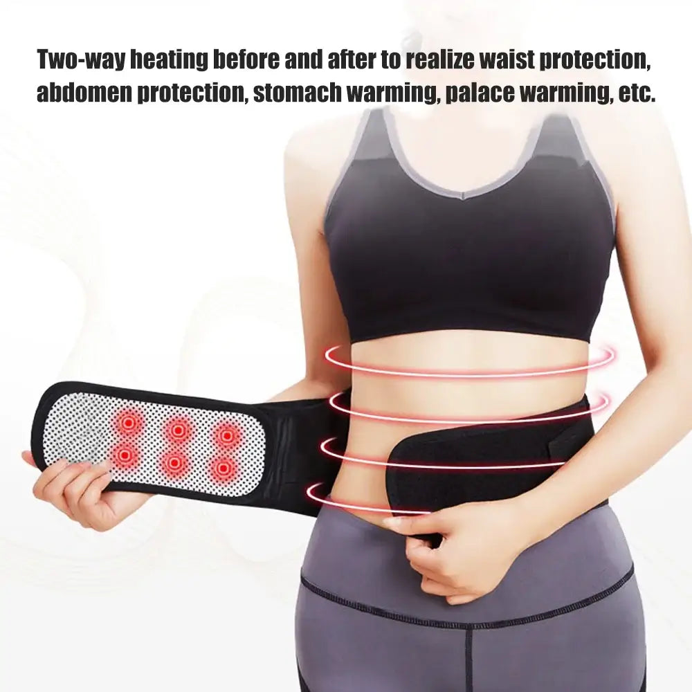 Adjustable Waist Belt Brace – Self Heating Magnetic Lumbar Support (different sizes available) - HBC