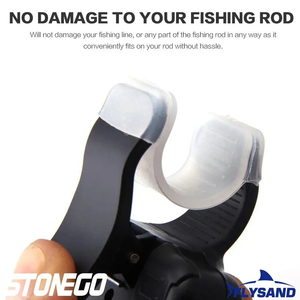 Advanced Electronic Fishing Rod Bite Alarm with Loud Siren and Dual Day/Night Indicator - Battery Included - Black