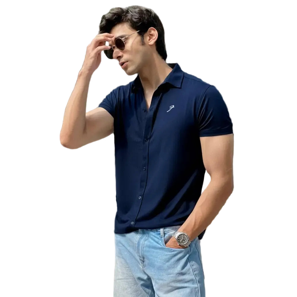 Aero Shirt Navy - Tshirts