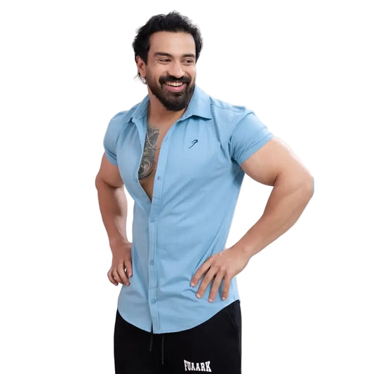 Aero Shirt Stone Blue - Tshirts