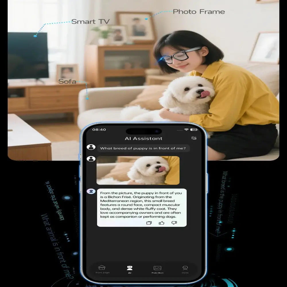 AI Smart Glasses – 4K Camera Translation Music & Calls (4 models available) - 9eight5
