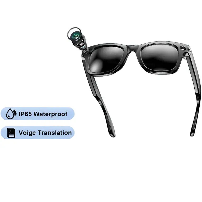 AI Smart Glasses – 4K Camera Translation Music & Calls (4 models available) - Sunglasses / Smart Glasses - 9eight5