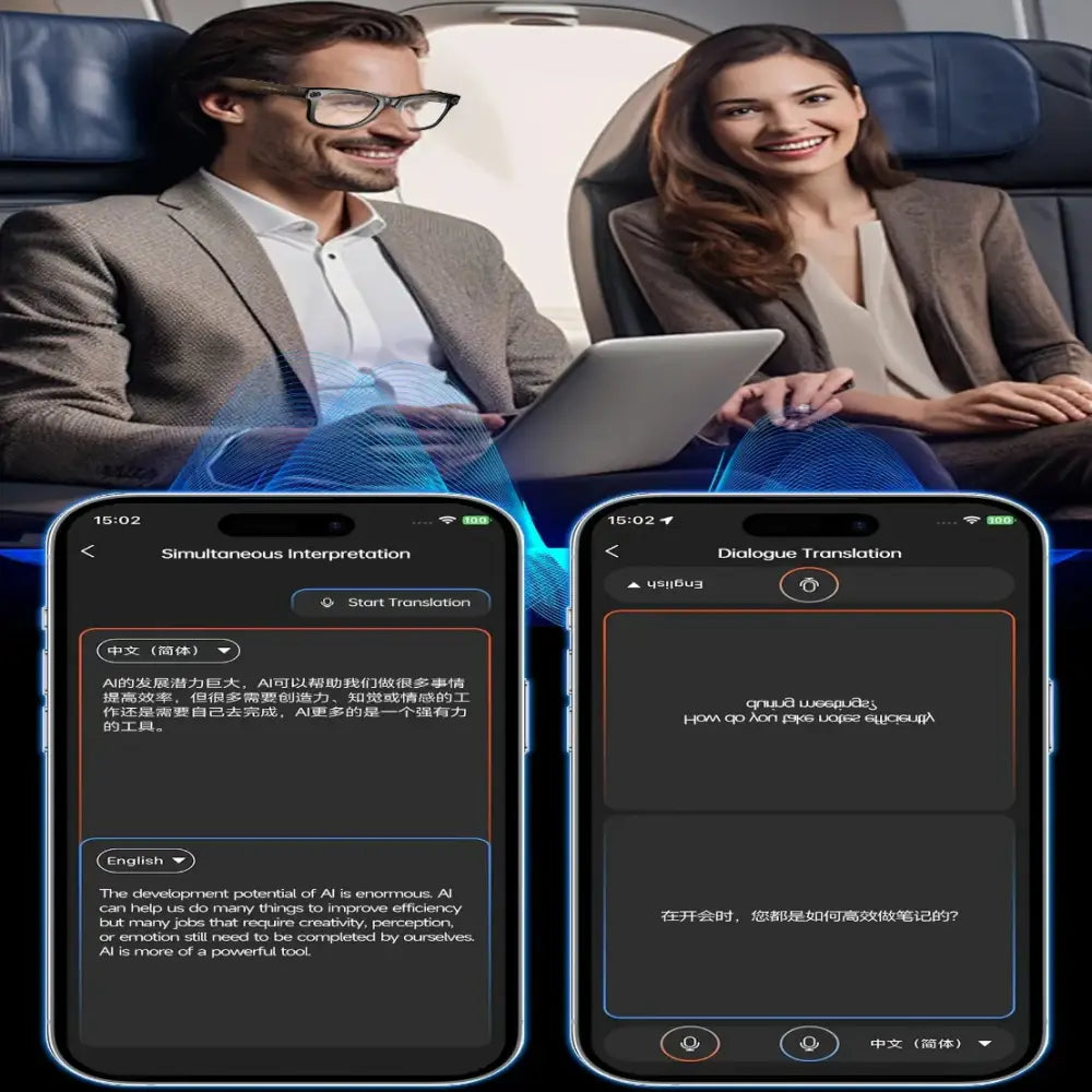 AI Smart Glasses – 4K Camera Translation Music & Calls (4 models available) - 9eight5