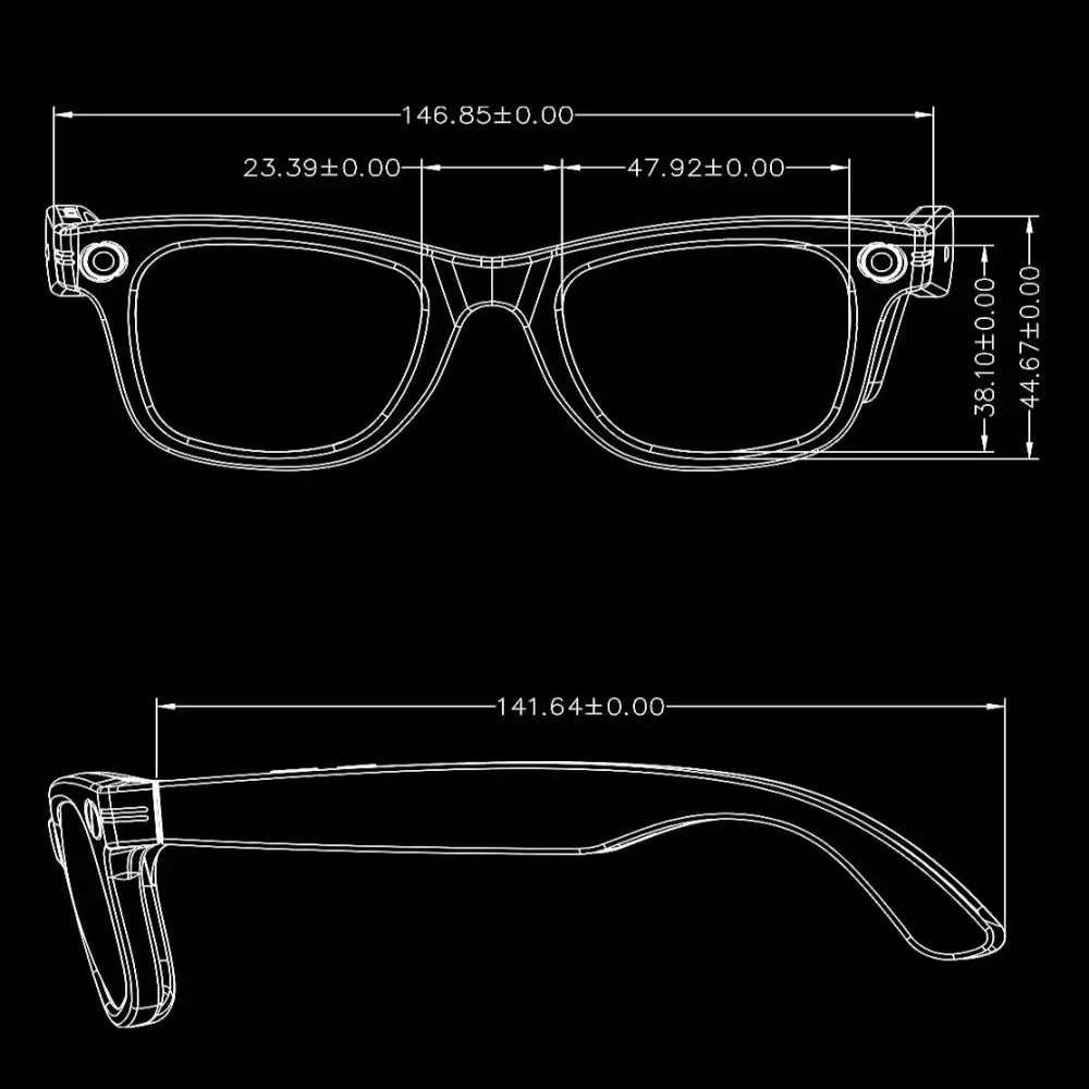 AI Smart Glasses 800W Camera – Photo/Video & Calls (different models available) - 9eight5