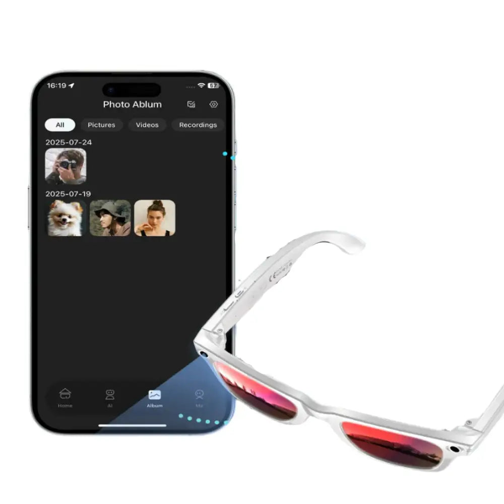 AI Smart Glasses 800W Camera – Photo/Video & Calls (different models available) - 9eight5