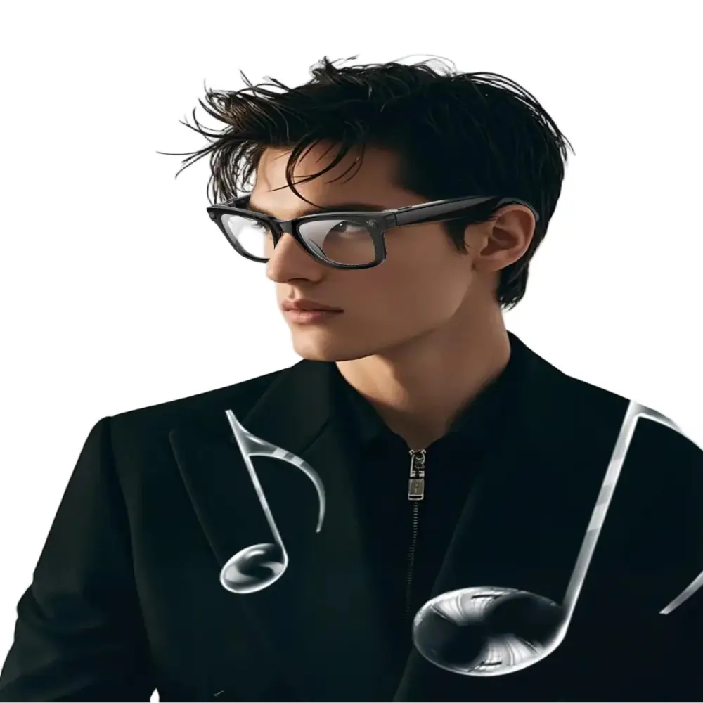 AI Smart Glasses with 5MP Camera & Bluetooth - 9eight5