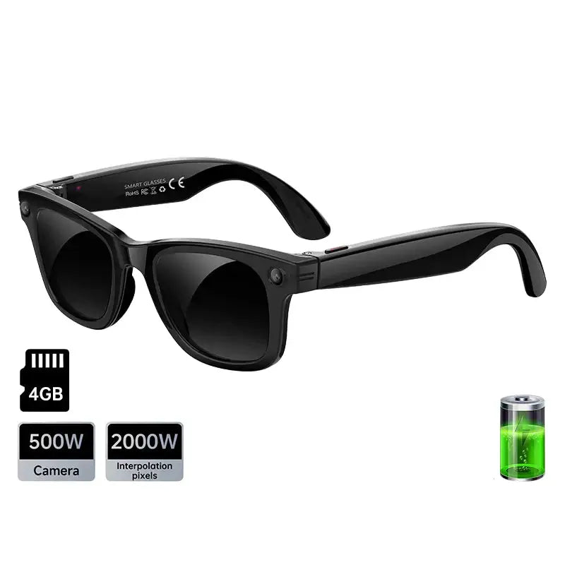 AI Smart Glasses with 5MP Camera & Bluetooth - Sunglasses / Smart Glass - 9eight5