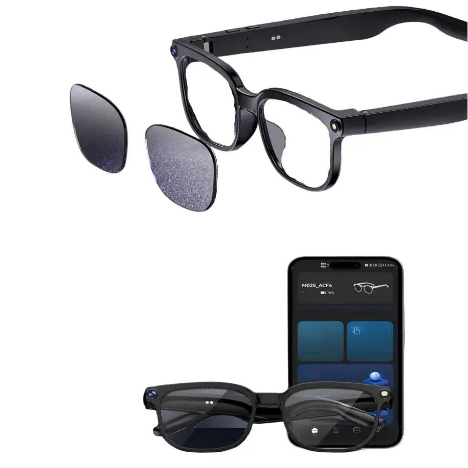 AI Smart Glasses with 8MP Camera & Bluetooth Audio - 9eight5