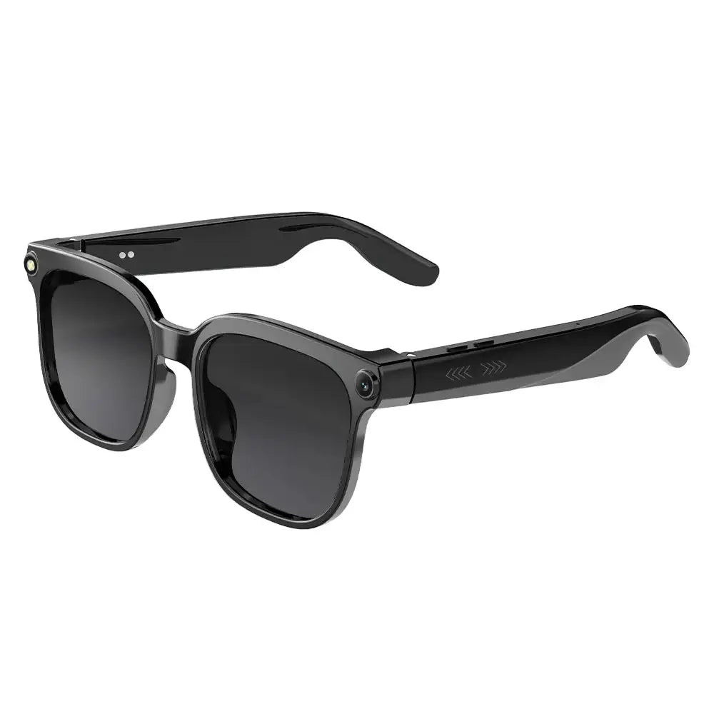 AI Smart Glasses with 8MP Camera & Bluetooth Audio - Black / Smart Glass - 9eight5