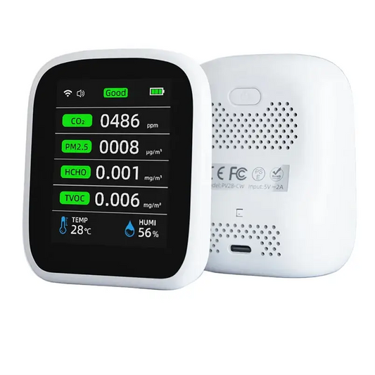 Air Quality Monitor – CO2 HCHO TVOC (8-in-1) - 8 in 1 / Air Quality Monitor - HBC