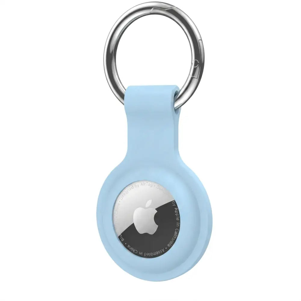 Air Tag Holder with Keyring – For Pets & Luggage - Light Blue - TWS