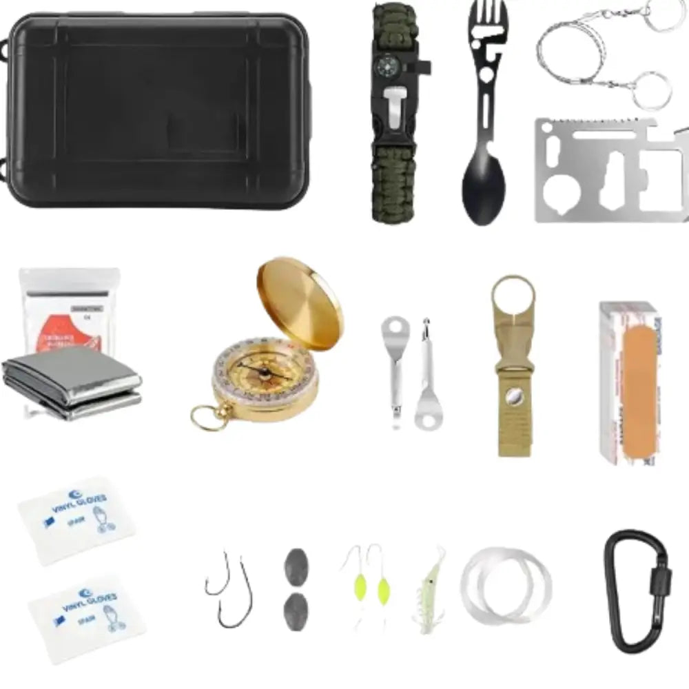 All-in-One Survival Kit – Tactical Tools for Hiking & Emergencies - SS