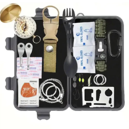 All-in-One Survival Kit – Tactical Tools for Hiking & Emergencies - SS