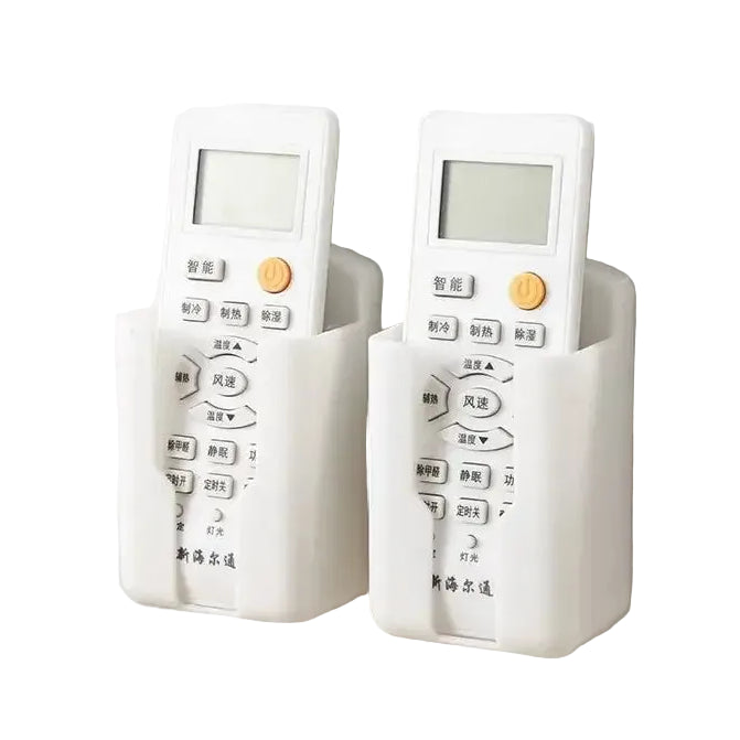 all Mounted Remote Control Holder No Drilling Adhesive Storage Box Universal TV AC Remote Organizer Rack for Home