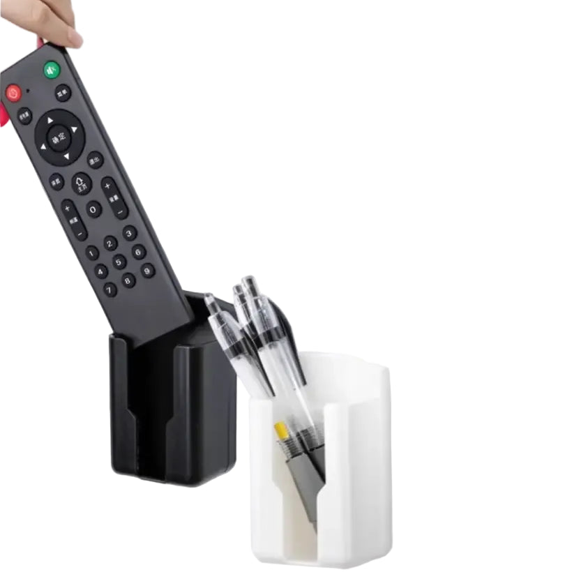 all Mounted Remote Control Holder No Drilling Adhesive Storage Box Universal TV AC Remote Organizer Rack for Home