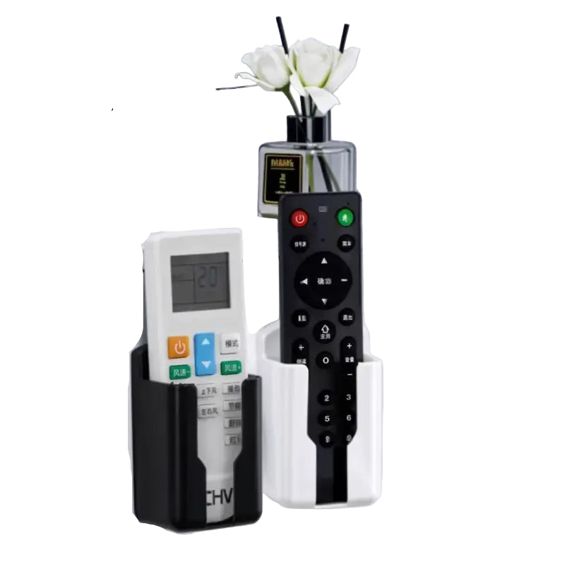 all Mounted Remote Control Holder No Drilling Adhesive Storage Box Universal TV AC Remote Organizer Rack for Home