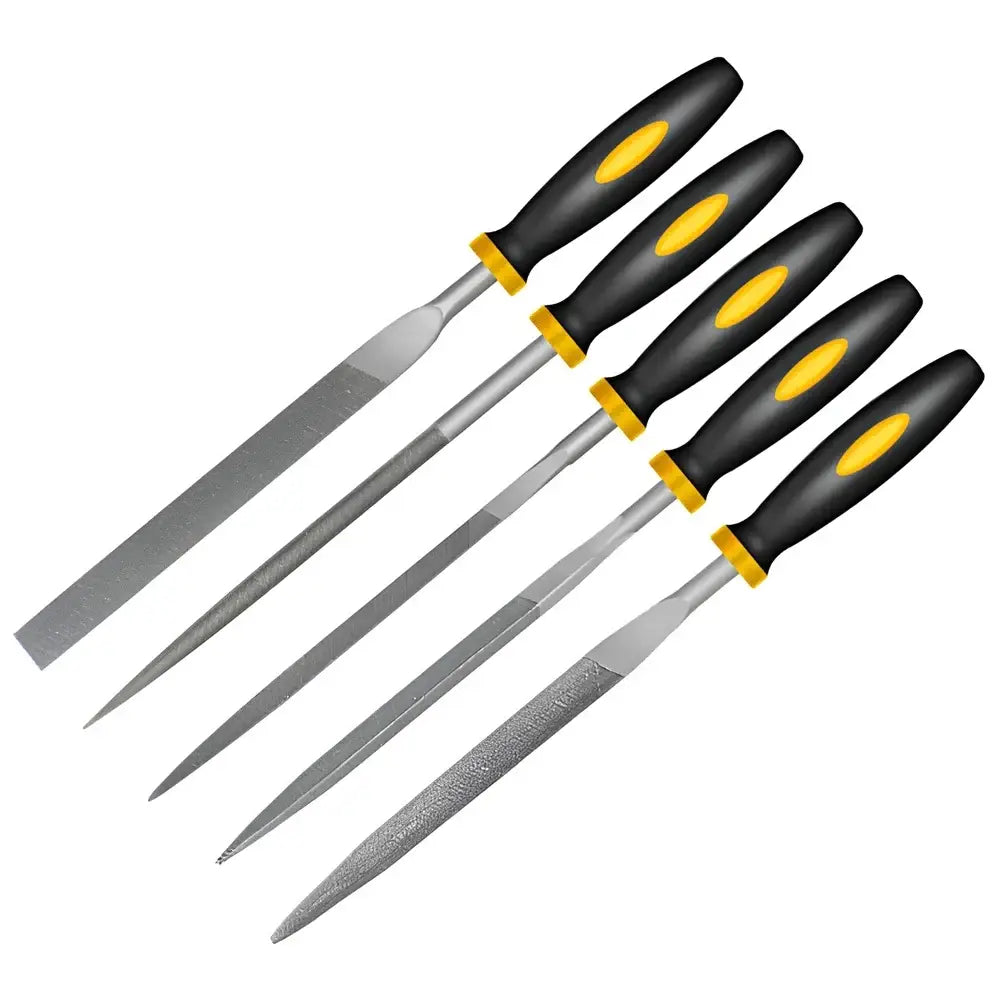 Alloy Steel Precision File Set (5pcs) (2 sizes available) - HBC