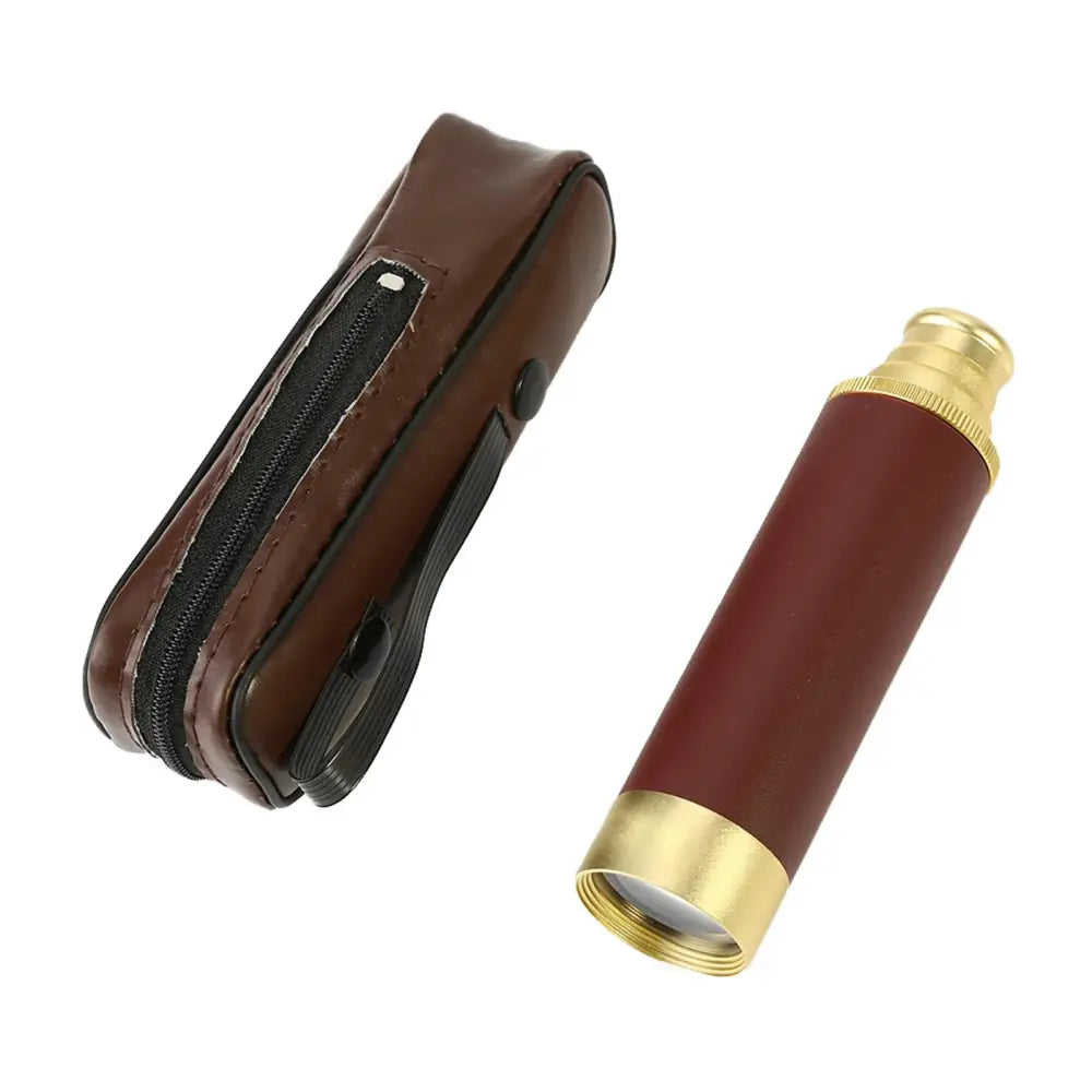 Aluminium Alloy Monocular Telescope - Brown - SS