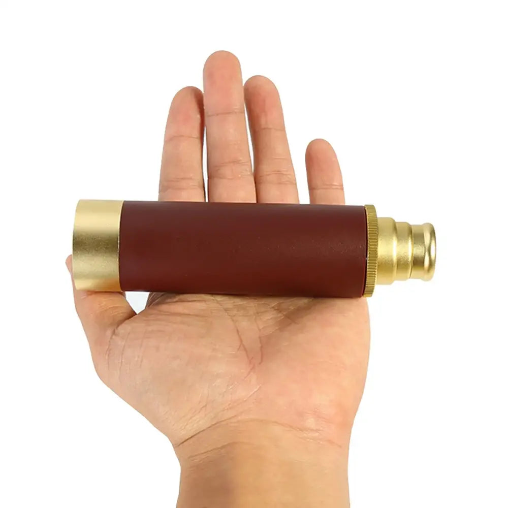 Aluminium Alloy Monocular Telescope - Brown - SS